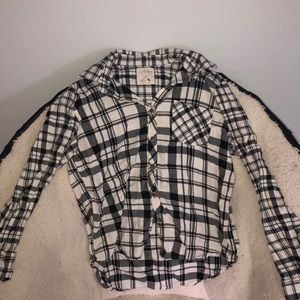 Black and white flannel